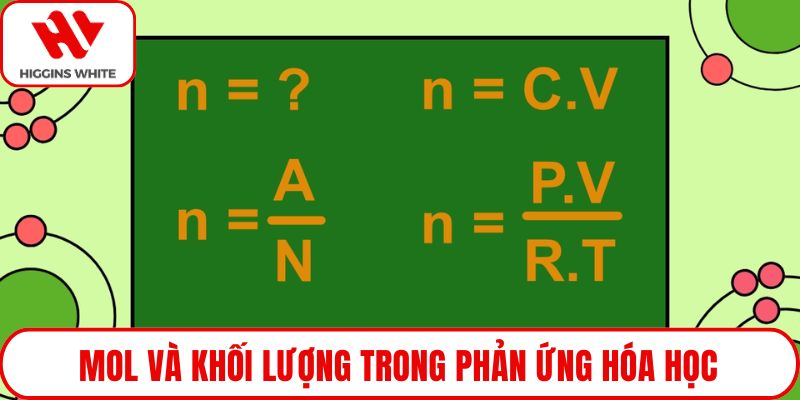 Mol và khối lượng trong phản ứng hóa học