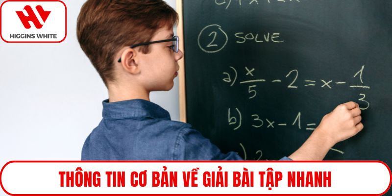 Thông tin cơ bản về giải bài tập nhanh